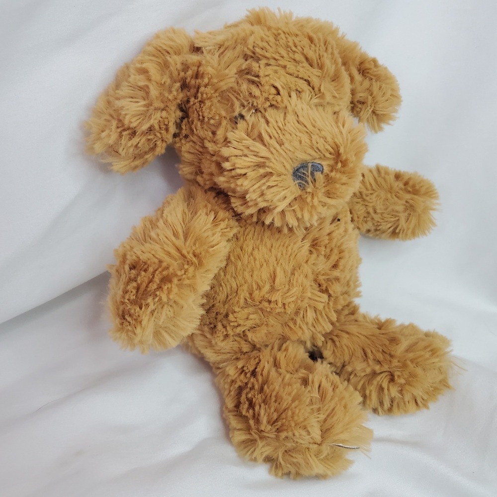 Cloud Island Brown Golden Doodle Stuffed Plush Puppy Dog Animal Rattle Target 8"